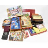 A collection of vintage games and game boards, to include Chad Valley Scouting etc.  PROVENANCE: The