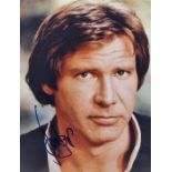 Movie Autograph. Star Wars. Han Solo. Harrison Ford. 8x10 inch colour in person signed photo.