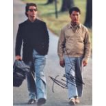 Movie Autograph. Dustin Hoffman Rain Man memorabilia. 8x10 inch colour in person signed scene