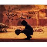 Star Wars Interest. Daniel Logan "Boba Fett' signed'. 10x8 inch colour in person signed portrait.