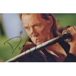 Movie Autograph. Kill Bill Vol 2.. David Carradine. 8x10 inch colour in person signed shot.