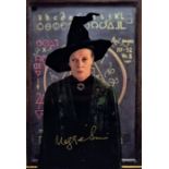 Movie Autograph. Harry Potter Interest. Maggie Smith. Colour 5x7.5 inch In person signed scene