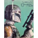 Star Wars Interest.'I'm watching you. Jeremy Bulloch "Boba Fett' signed. 8x10 inch colour in