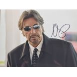 Movie Autograph. Al Pacino. 10x8 inch colour in person signed photo. Certificate of authenticity.