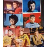 TV Movie autograph. Star Trek. Collection of various in person.signed photos. 2