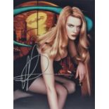 Movie Autograph. Nicole Kidman. Batman memorabilia. 8x10 inch colour in person signed photo.