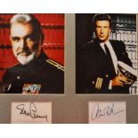 Movie autograph. Sean Connery and Alec Baldwin. Film Red October memorabilia. Colour photos, 8x10