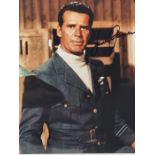 Movie autograph. James Garner. 8x10 inch colour in person signed scene.