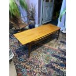 A vintage rectangle coffee table