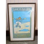 Skegness Is So Bracing print Framed. 40 x 60cm