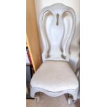 Set of 4 chairs upcycled Shabby Chic Vintage style