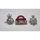 2 British Transport Police badges plus London Underground (3)