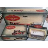 Corgi Vintage Glory Of Steam. Boxed Garret plus 2 others. Appear as new. Boxed. Untested. (3)