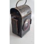 Railway related lamp case. Front and rear red and clear