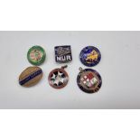 Various railway badges including service badges. (6)
