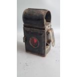 Railway related lamp. Red and clear front and rear