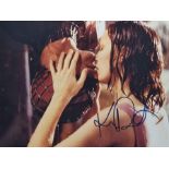 Movie autograph. Kirsten Dunst. Spider-Man film memorabilia. 8x10 inch colour in person signed