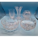 Quantity of Crystal glass, including Tutbury lead crystal. Condition excellent as new
