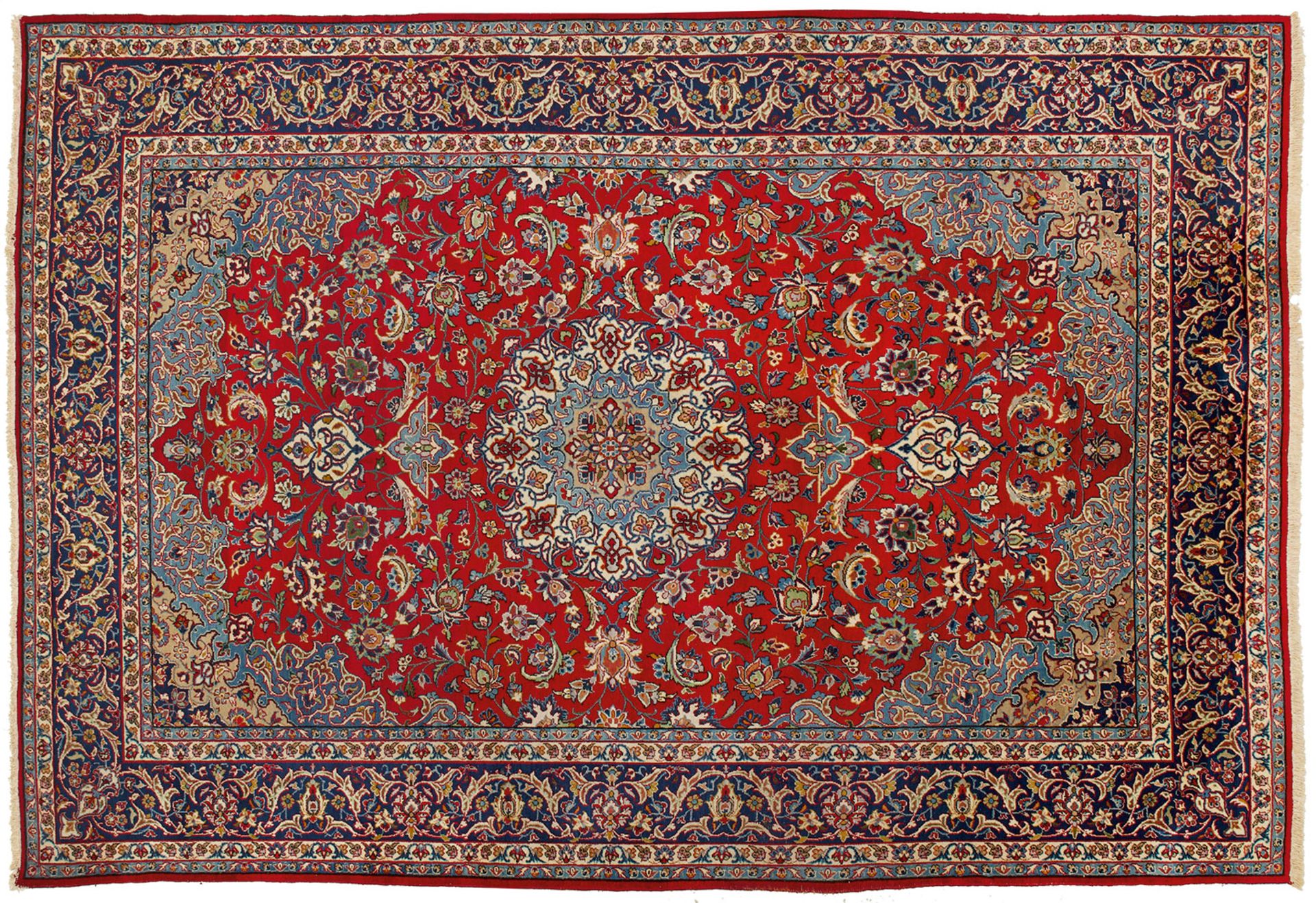 Großer Teppich mit Isfahan-Muster - Bild 3 aus 3