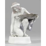 Jugendstil-Figur "Perlensucherin". Originaltitel