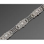 Glamouröses Art Déco-Diamantarmband