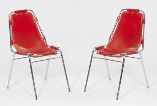 Paar Stühle "Les Arcs" von Charlotte Perriand