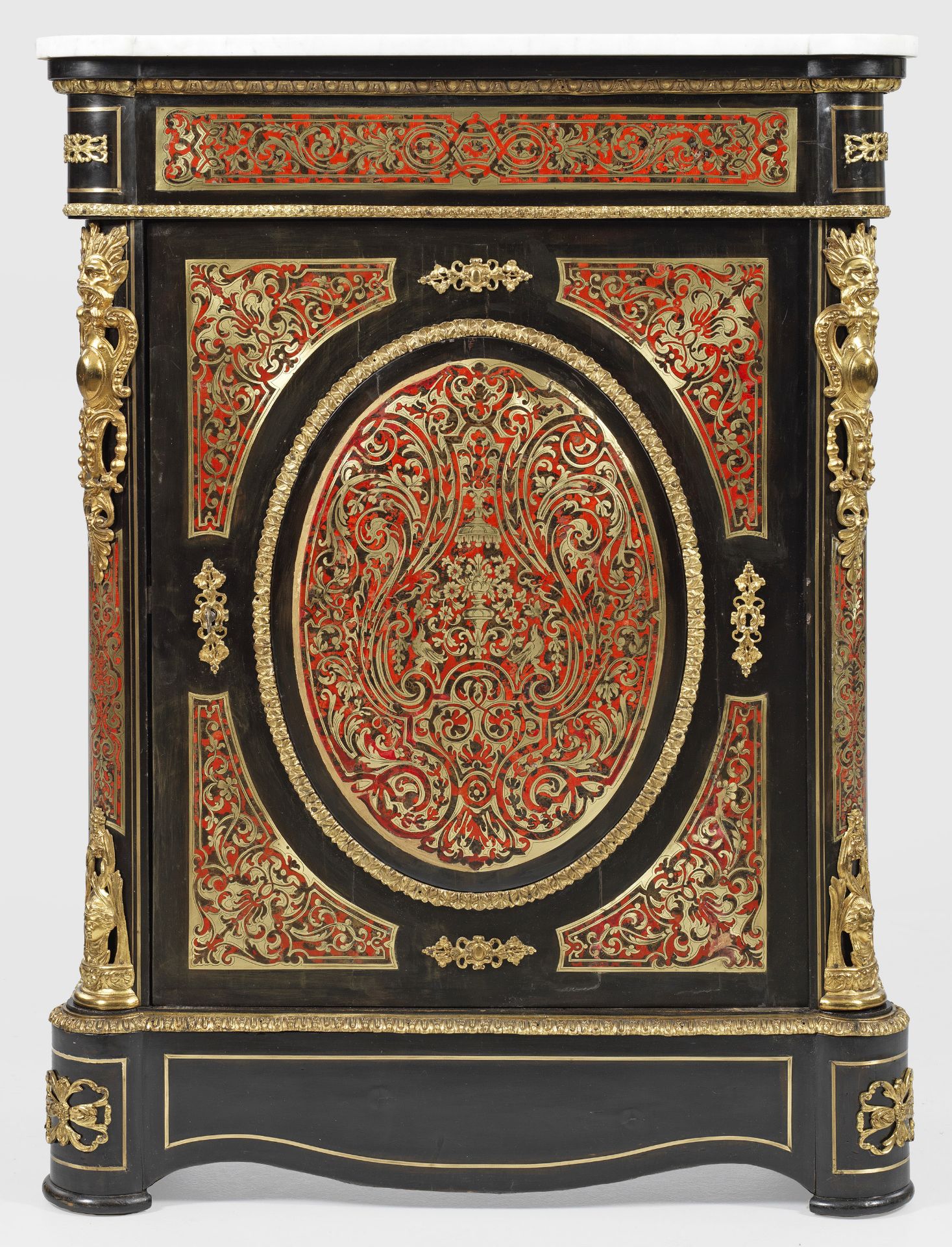 Napoleon III-Boulle Salonschrank