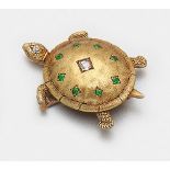 Viktorianische Turtle-Brosche