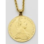 Gedenkmedaille an Kaiserin Maria Theresia von Österreich