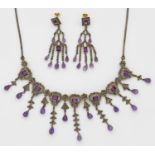 Belle Epoque Amethyst-Demi Parure