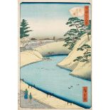 Drei Japanische Holzschnitte Utagawa Hiroshige (1826-1869)