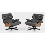 Paar Mid Century Lounge-Sessel in der Art von Charles Eames
