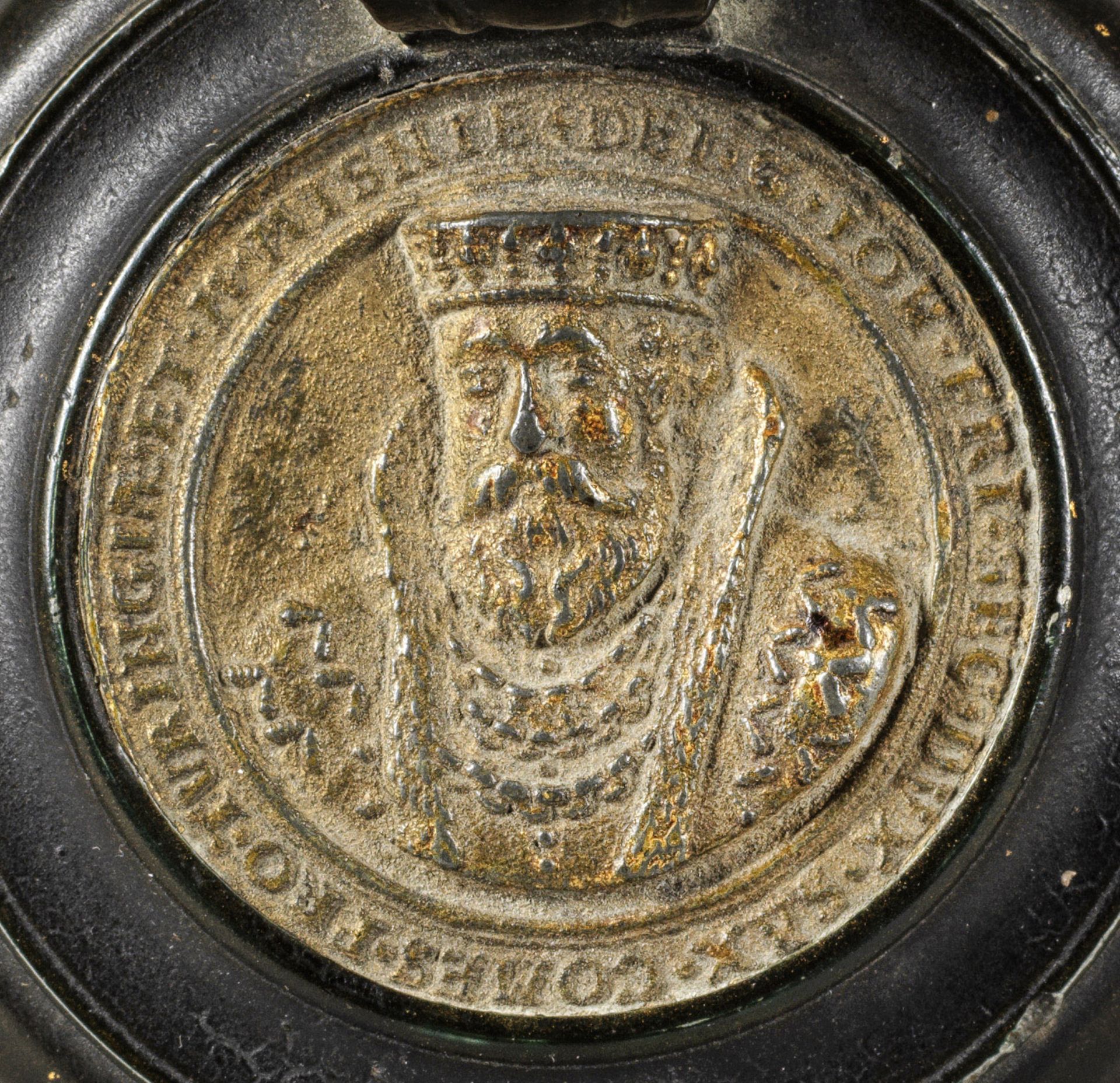 Musealer Raerener Renaissance-Krug mit Wappenauflagen - Bild 2 aus 3