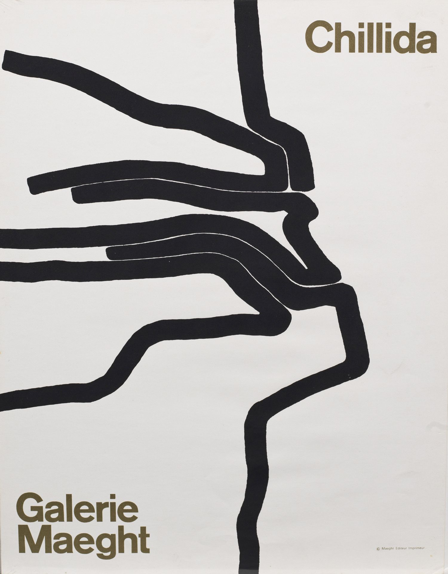 Sammlung von vier Ausstellungsplakaten der Galerie Maeght