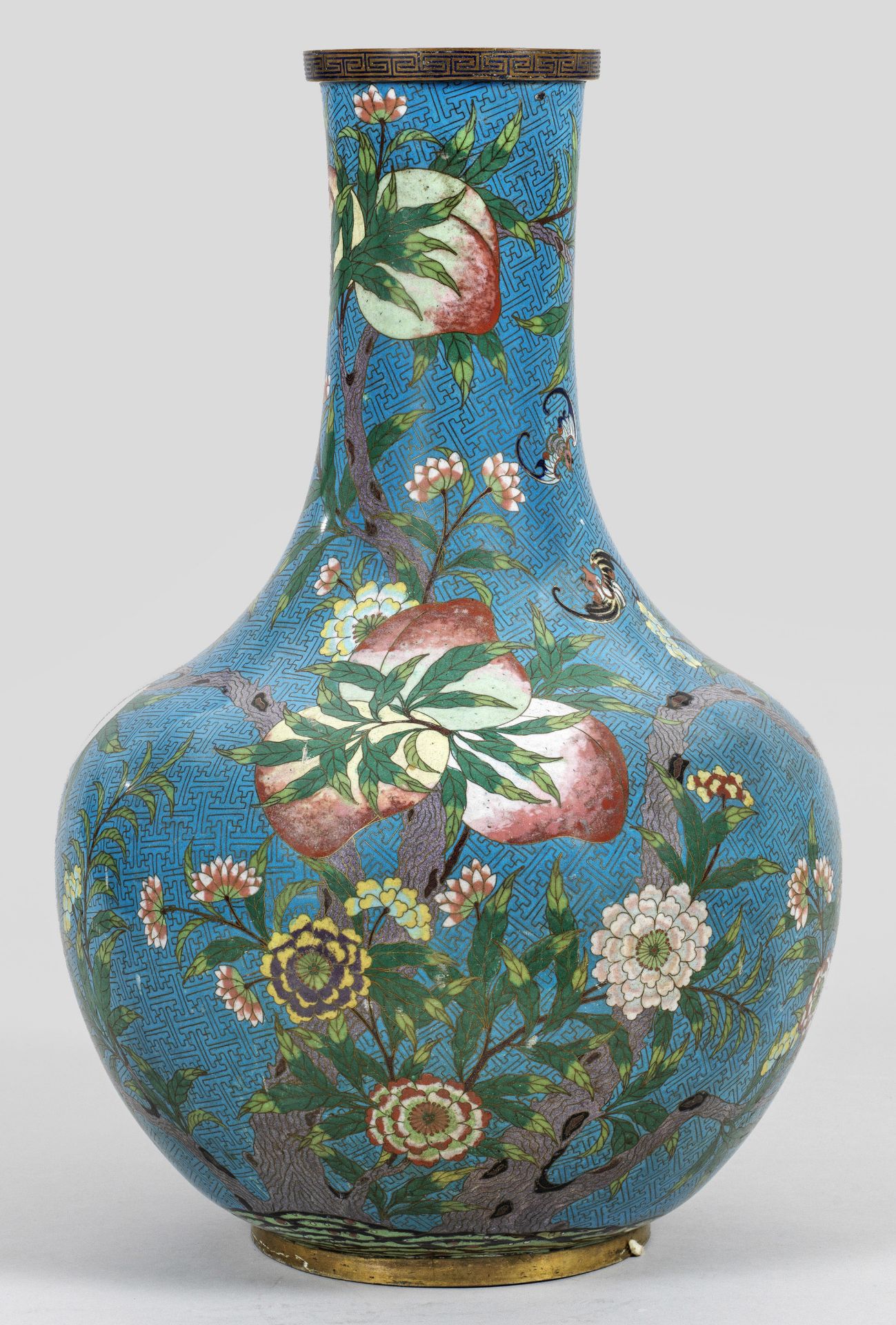 Große Cloisonné-Vase