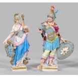 Figurenpaar "Mars" und "Minerva"