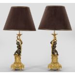 Paar Napoleon III-Salonlampen