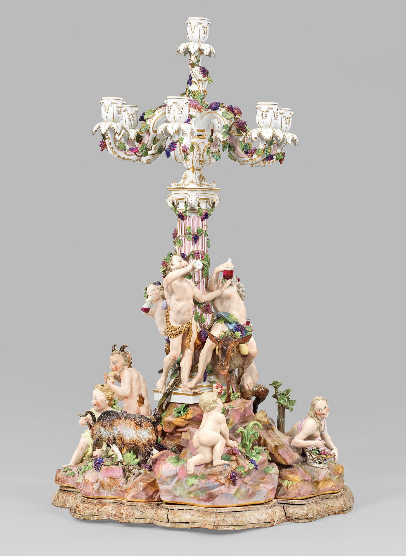 Prächtige Meissen Figurengirandole als Tafelaufsatz - Image 6 of 8