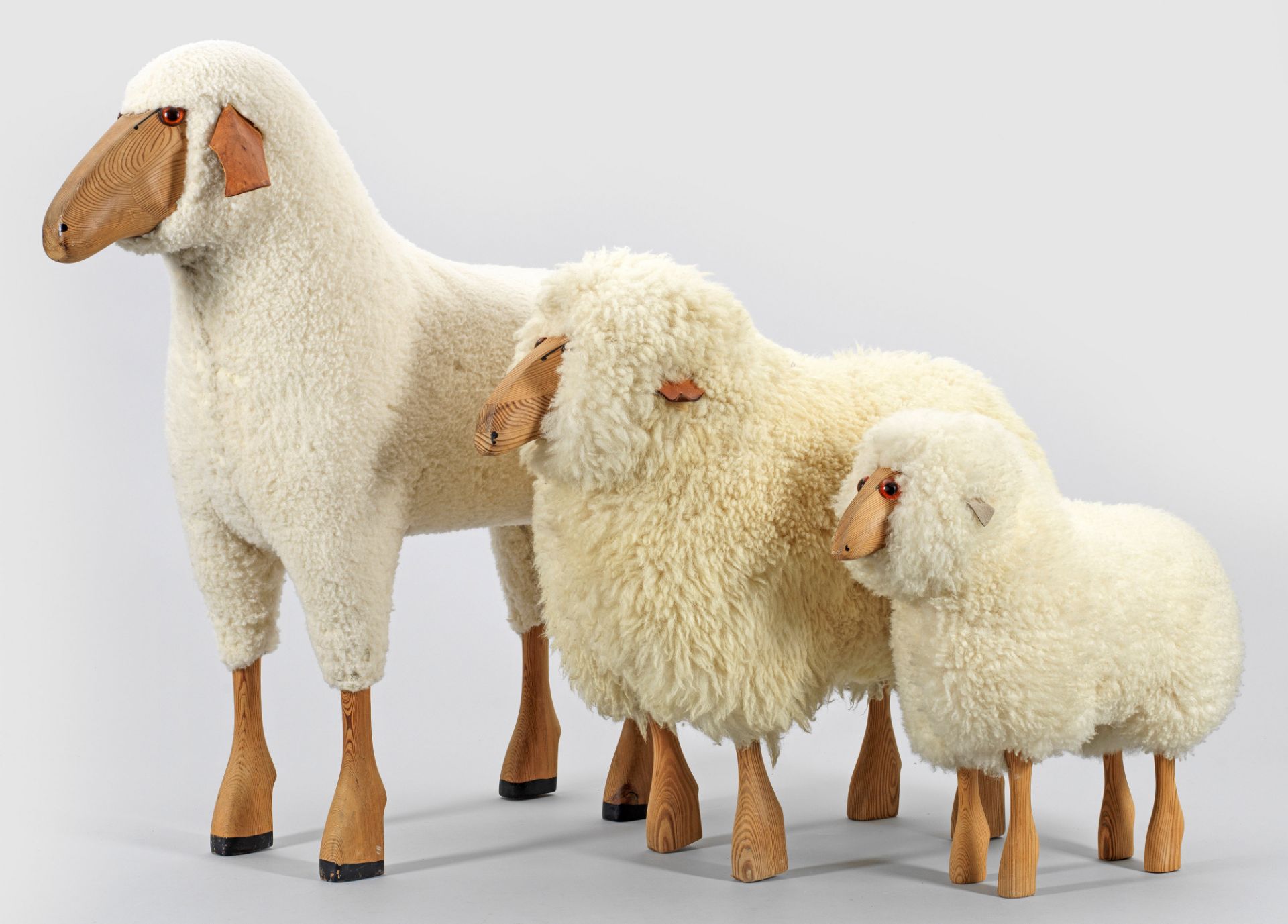 Drei Schafe von Hanns Peter Krafft