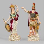 Paar Figuren "Mars" und "Minerva"