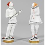 Art Déco-Figurenpaar "Pierrot" und "Pierrette"