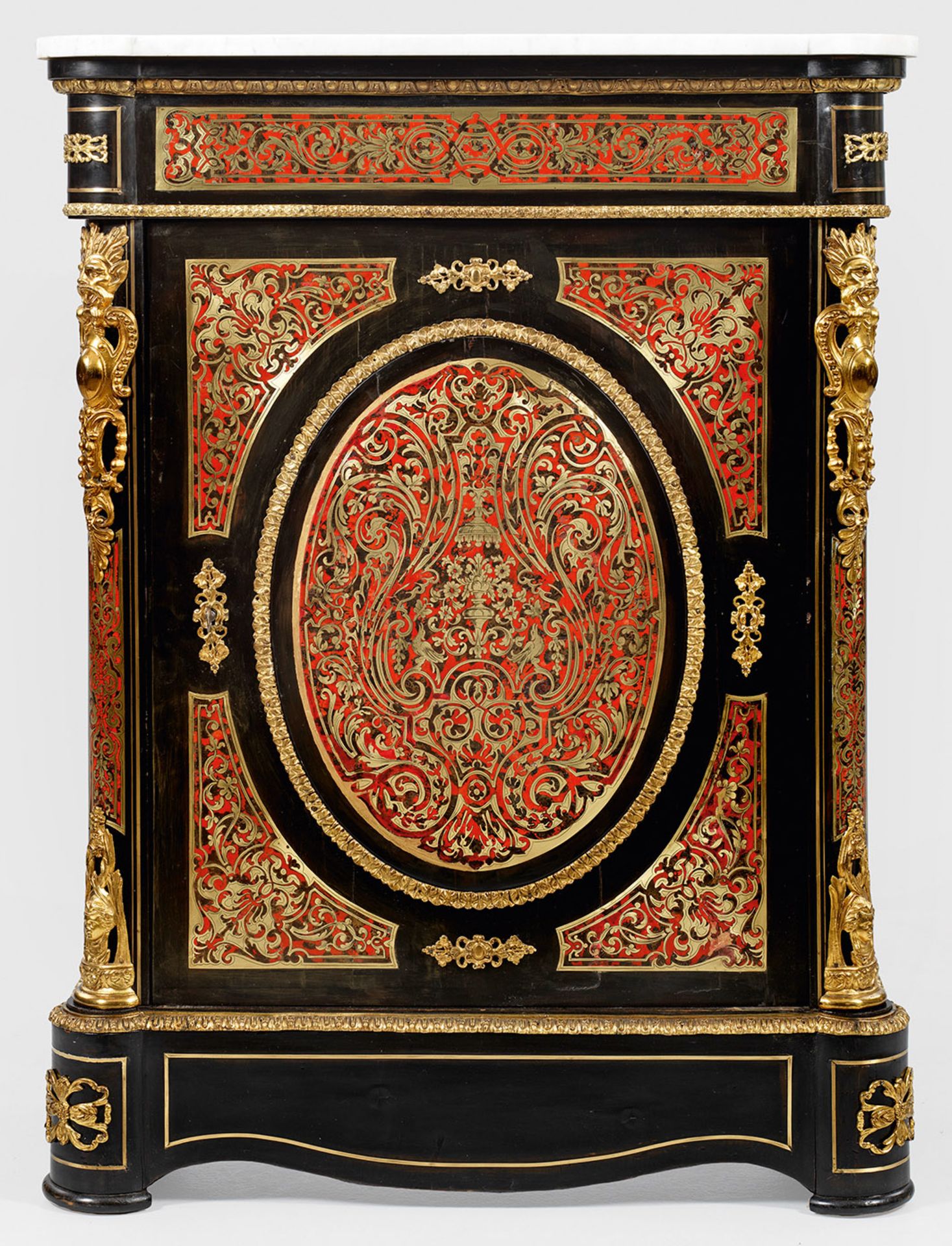 Napoleon III-Boulle Salonschrank