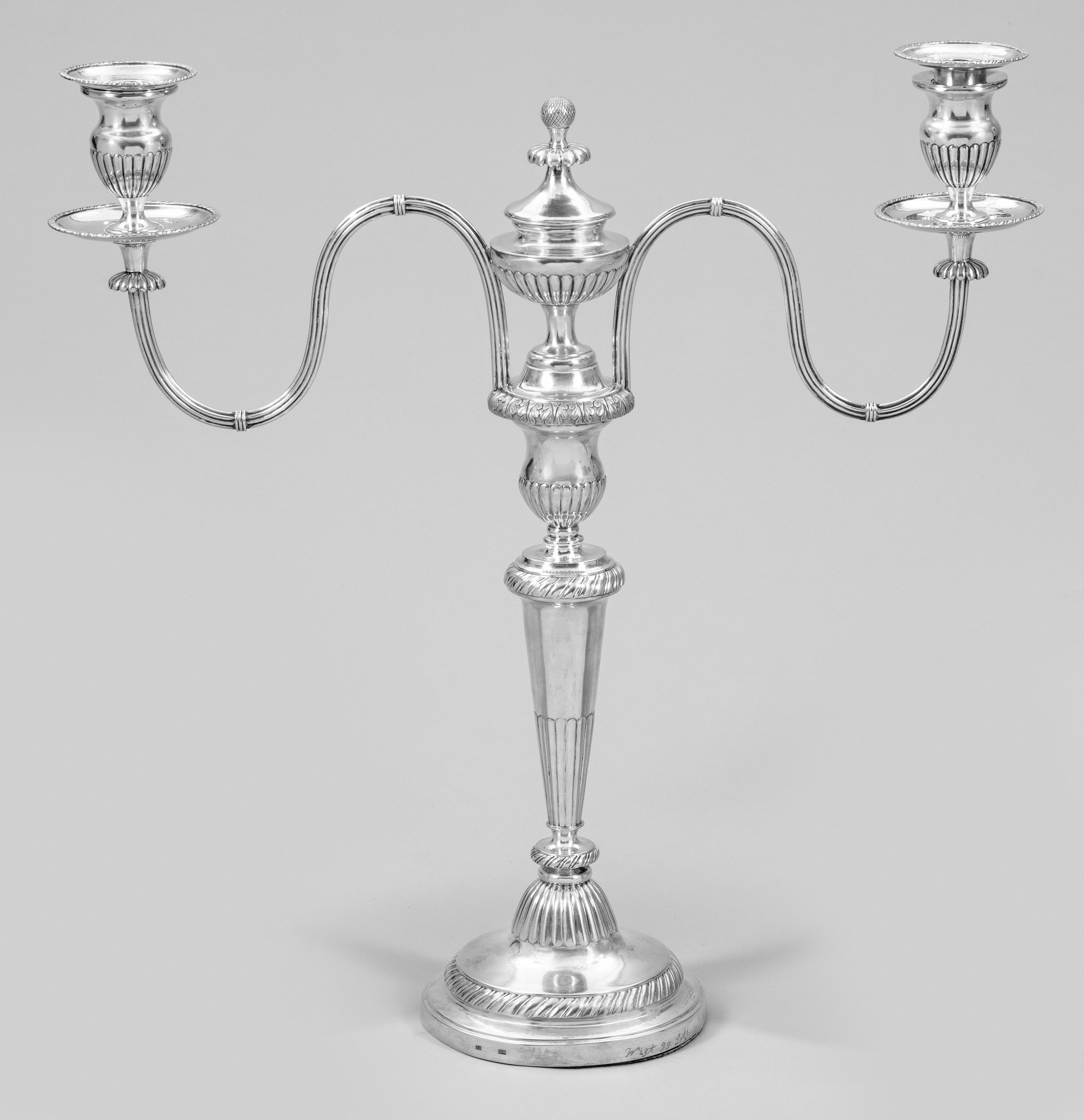 Große Biedermeier-Girandole