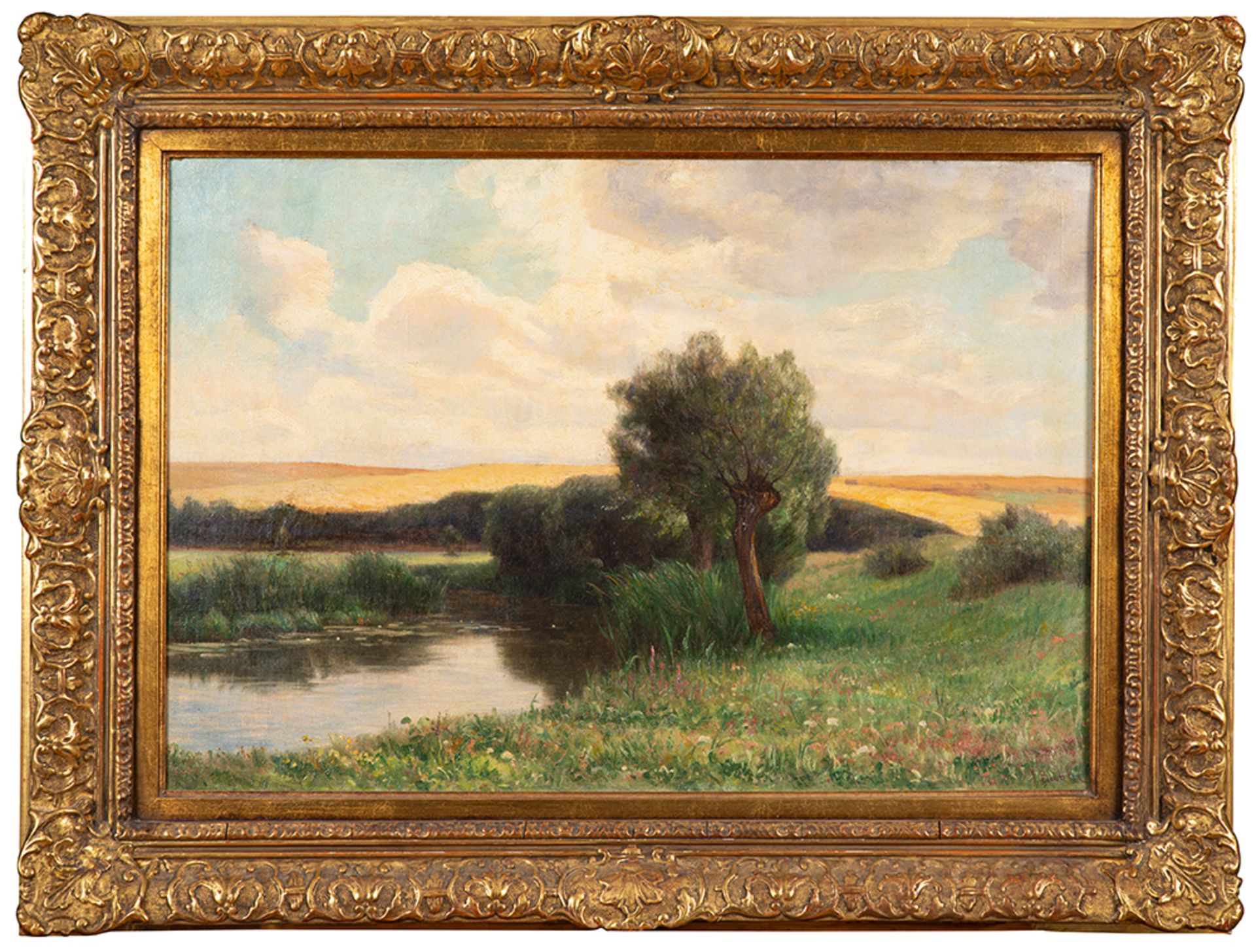 Franz Bunke – Mecklenburger Seenlandschaft. - Bild 2 aus 5