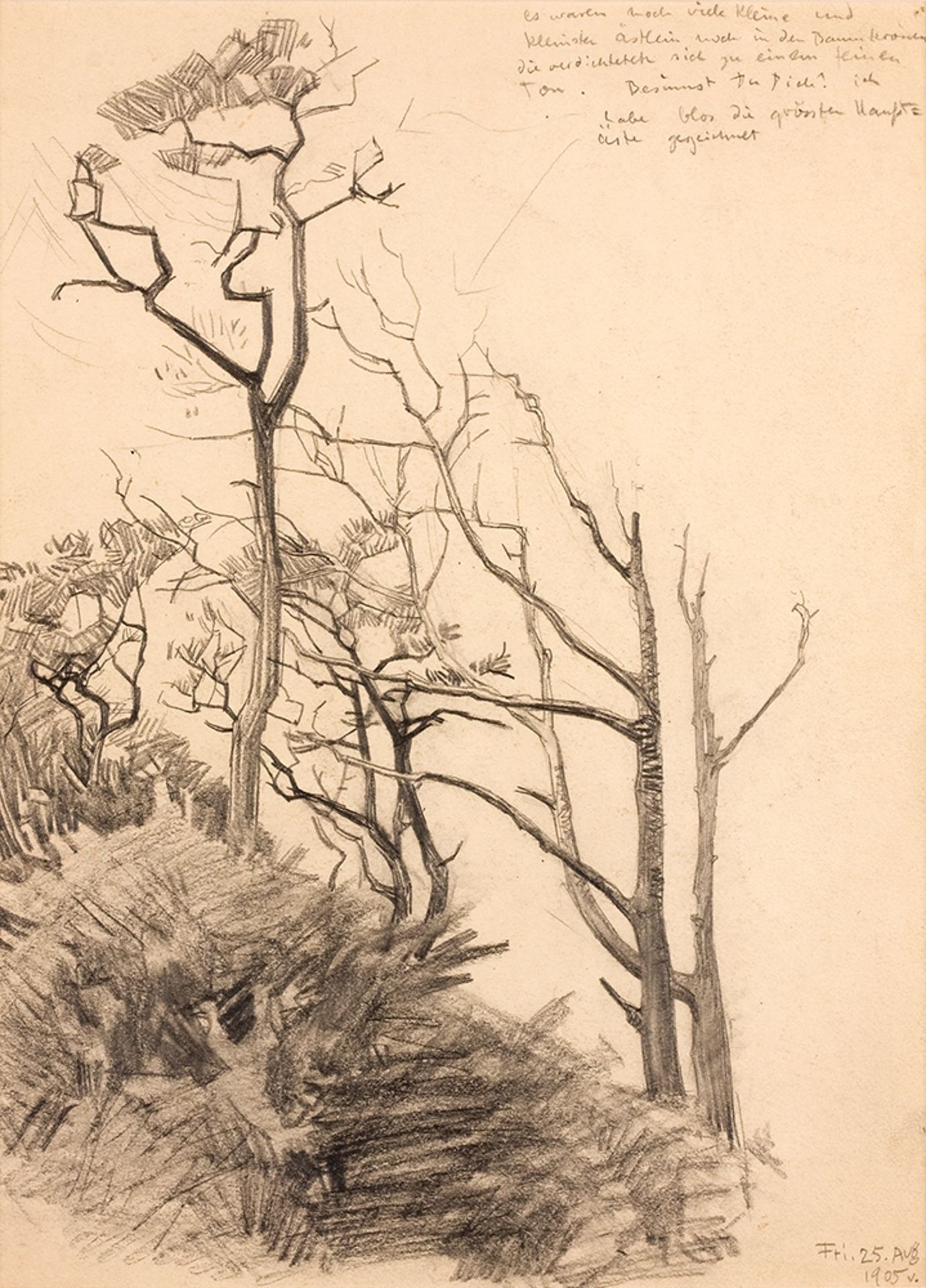 Lyonel Feininger – Kahle Bäume, Graal (Barren Trees, Graal).