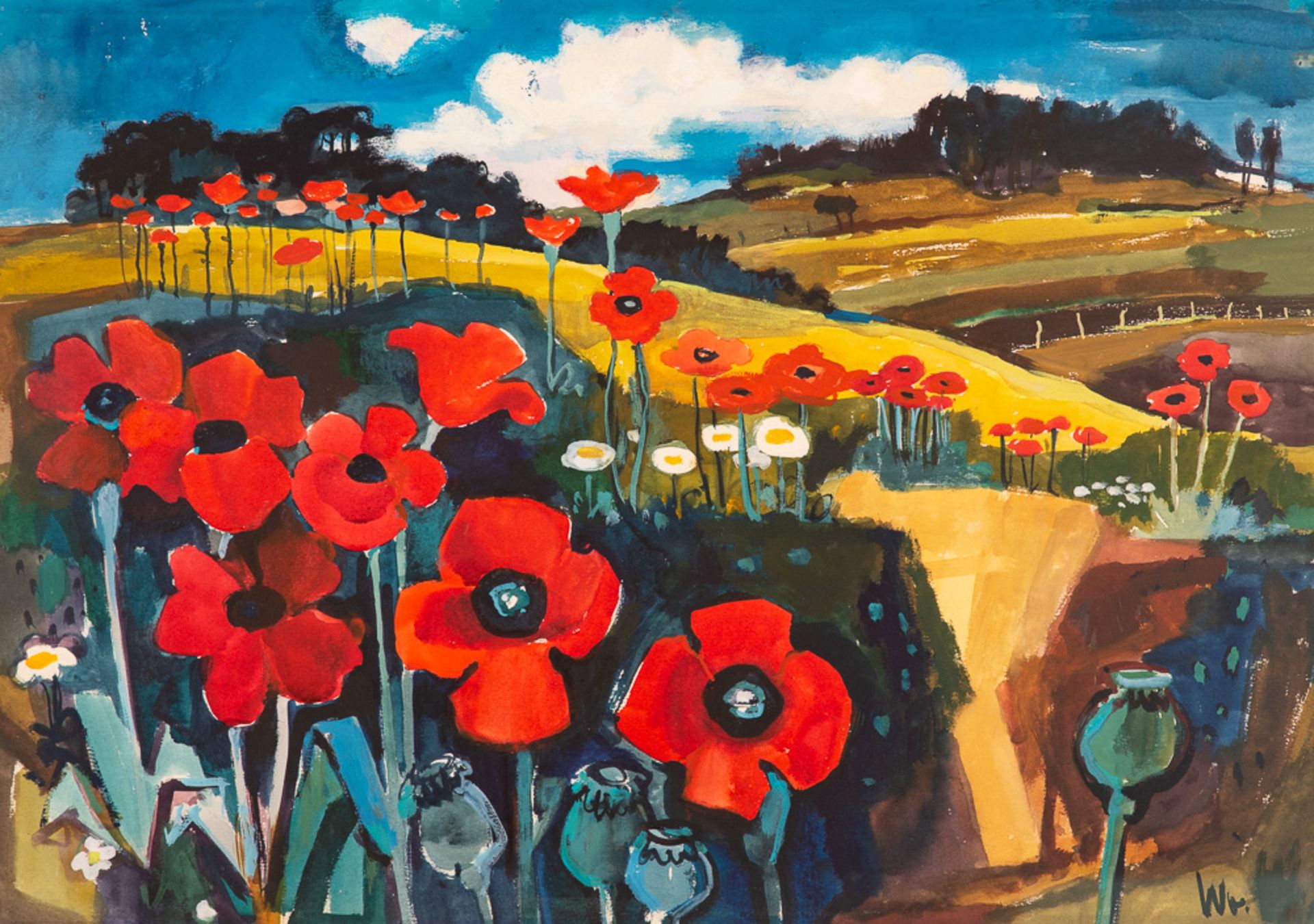 Walter Womacka – Roter Mohn.