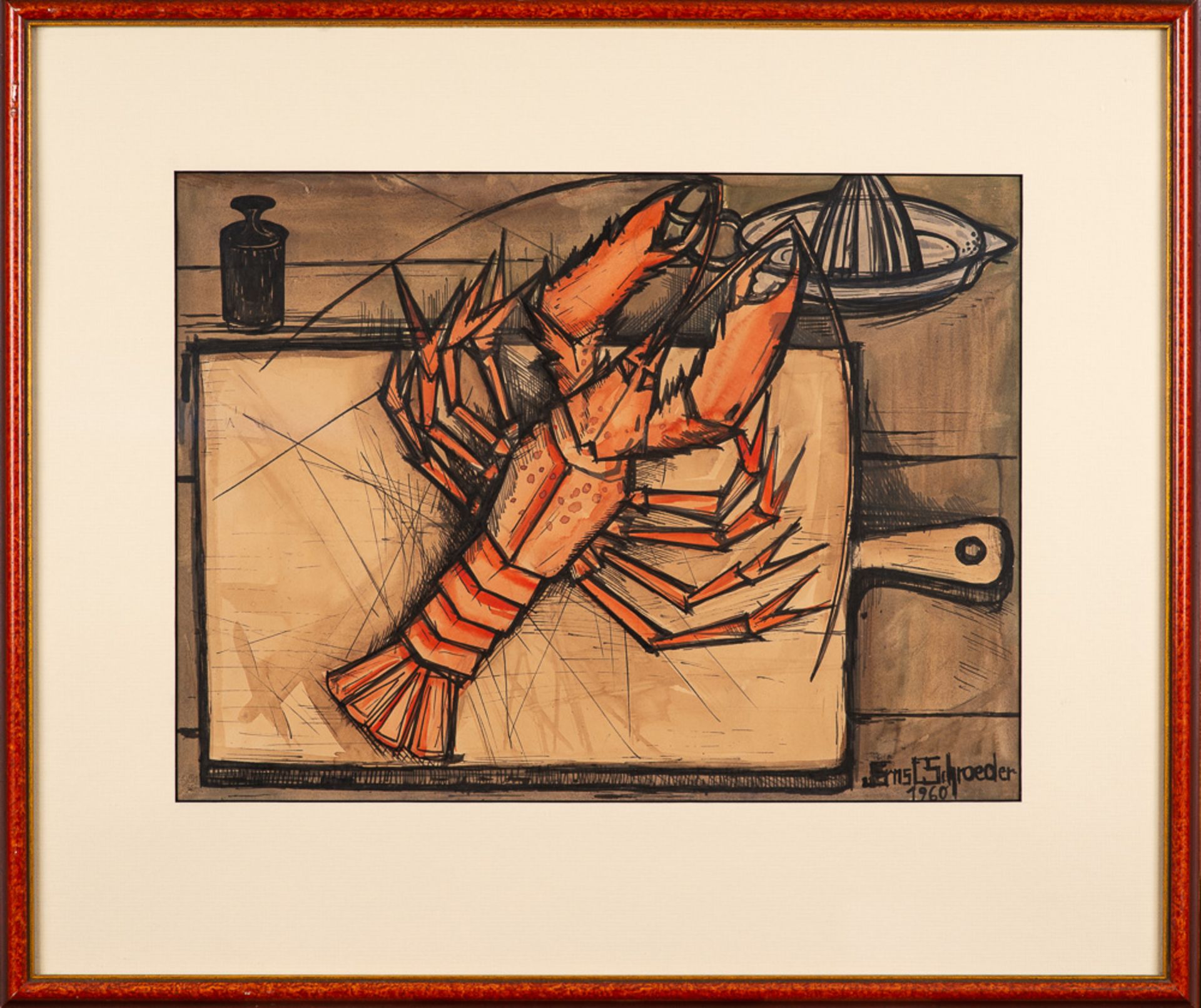 Ernst Schroeder – Lobster. - Image 2 of 4