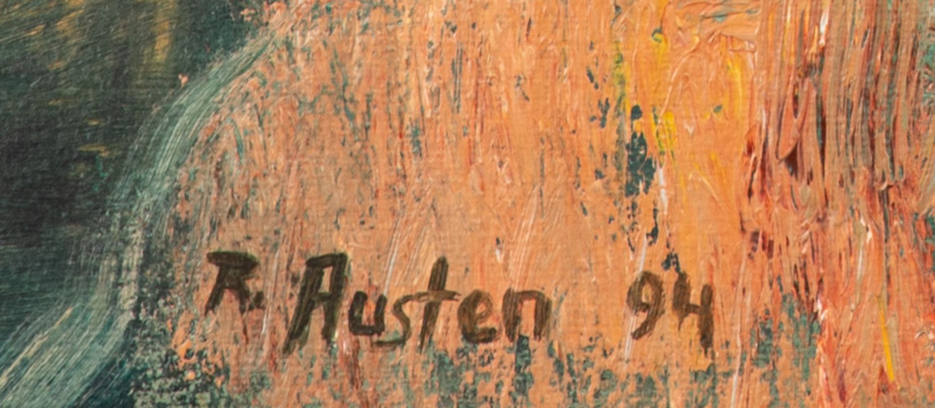 Rudolf Austen – Boddenlandschaft. - Bild 4 aus 5