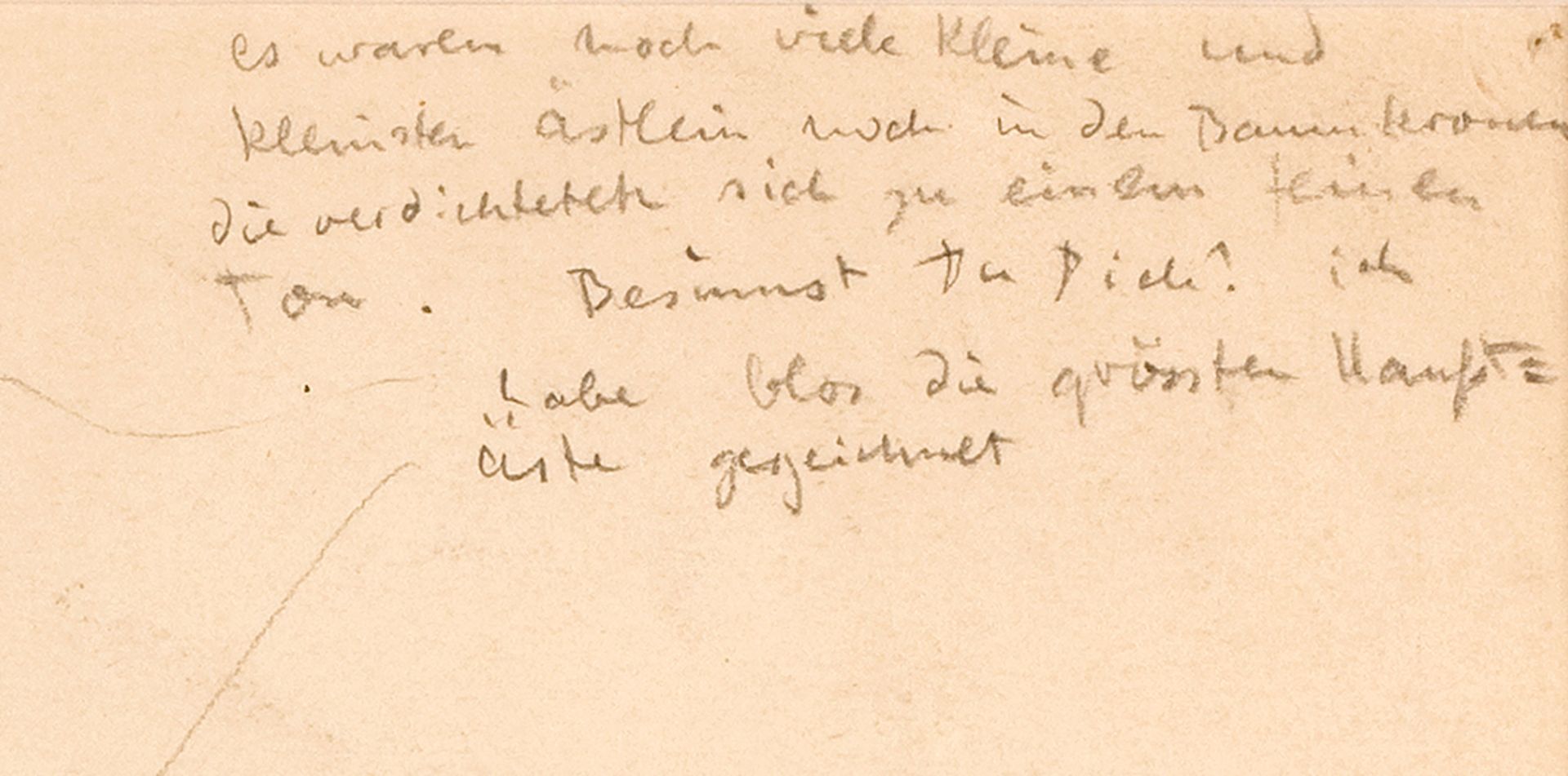 Lyonel Feininger – Kahle Bäume, Graal (Barren Trees, Graal). - Bild 2 aus 3