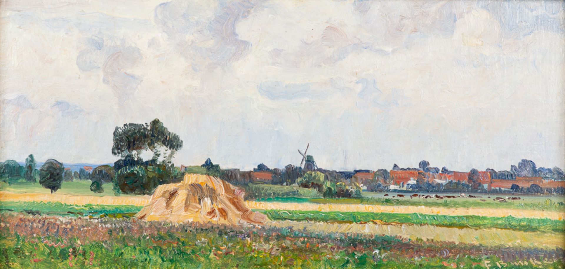 Franz Bunke – Norddeutsche Sommerlandschaft, o. J.